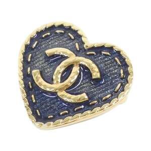 Chanel Brooch Blue And Gold #256784C11B